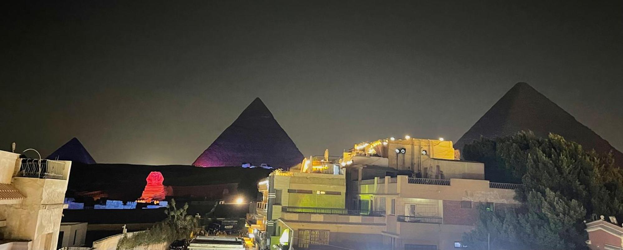 King Ali Pyramids View Inn Kafrat al Jabal Bagian luar foto
