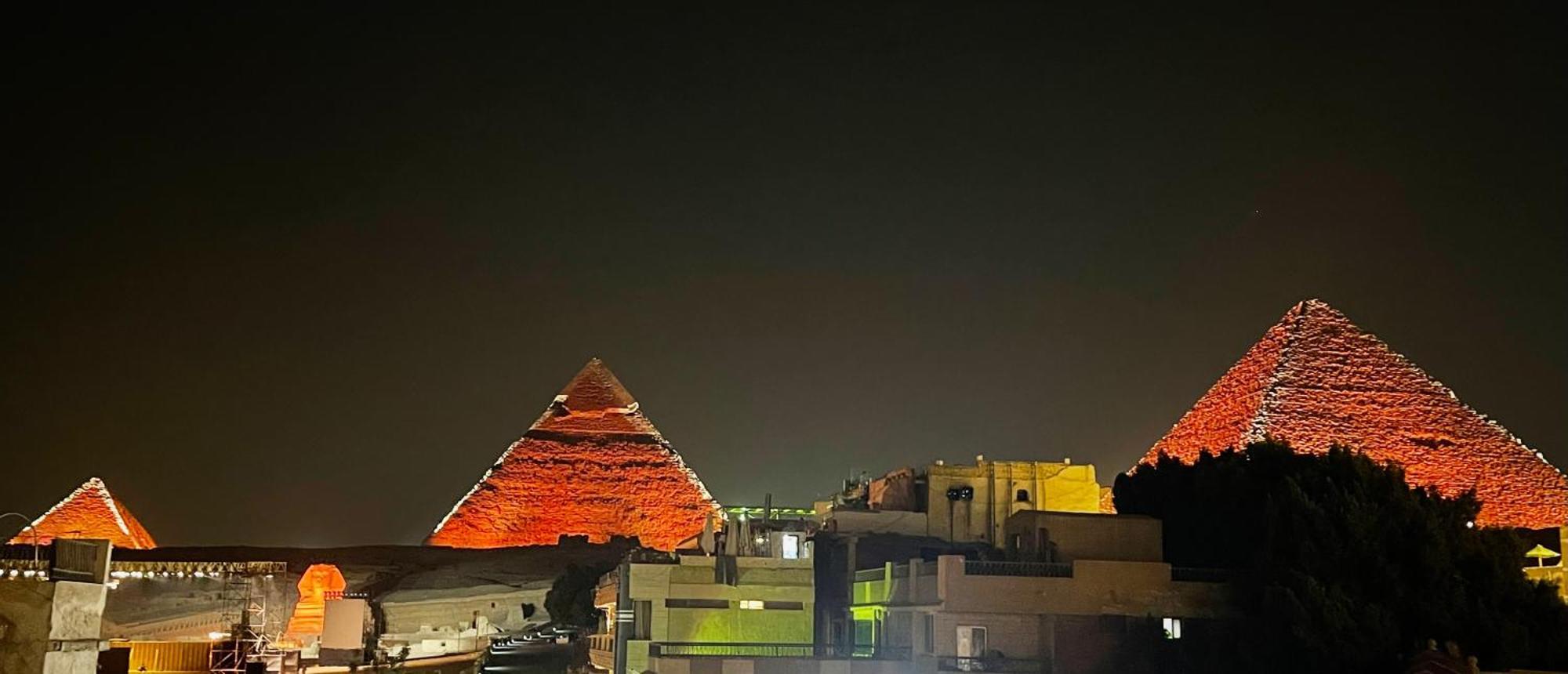 King Ali Pyramids View Inn Kafrat al Jabal Bagian luar foto